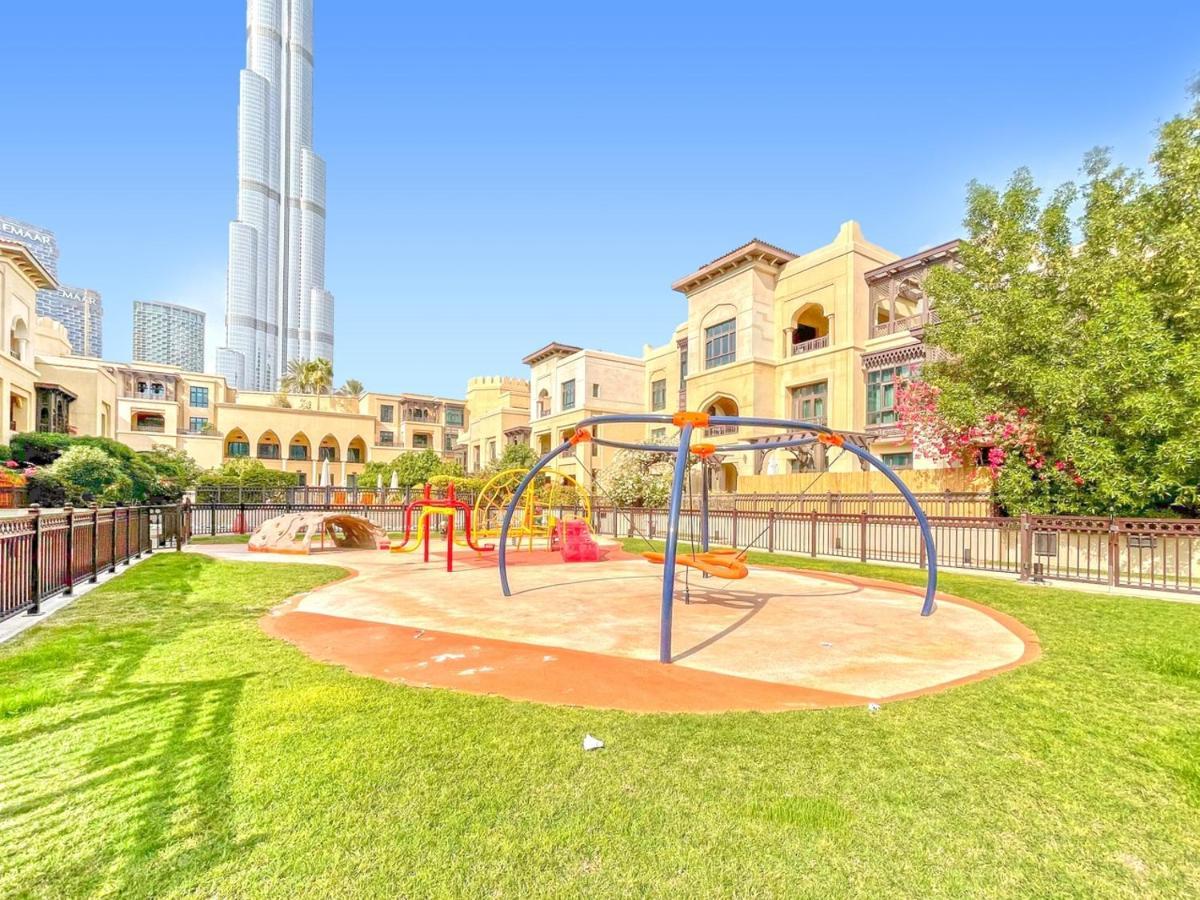 Burj Khalifa Partial View Peak Living Luxury 2Br Souk Al-Bahar Beside Dubai Mall-Golden Homes Exteriér fotografie