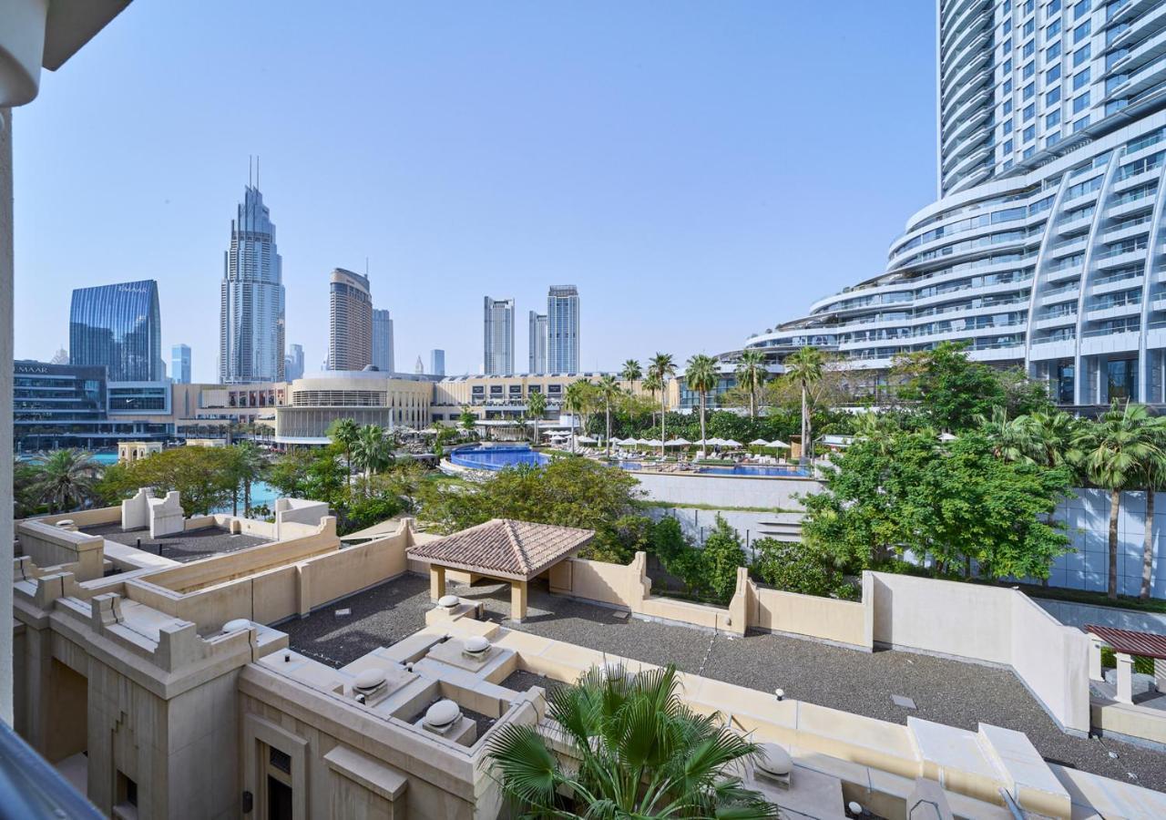 Burj Khalifa Partial View Peak Living Luxury 2Br Souk Al-Bahar Beside Dubai Mall-Golden Homes Exteriér fotografie