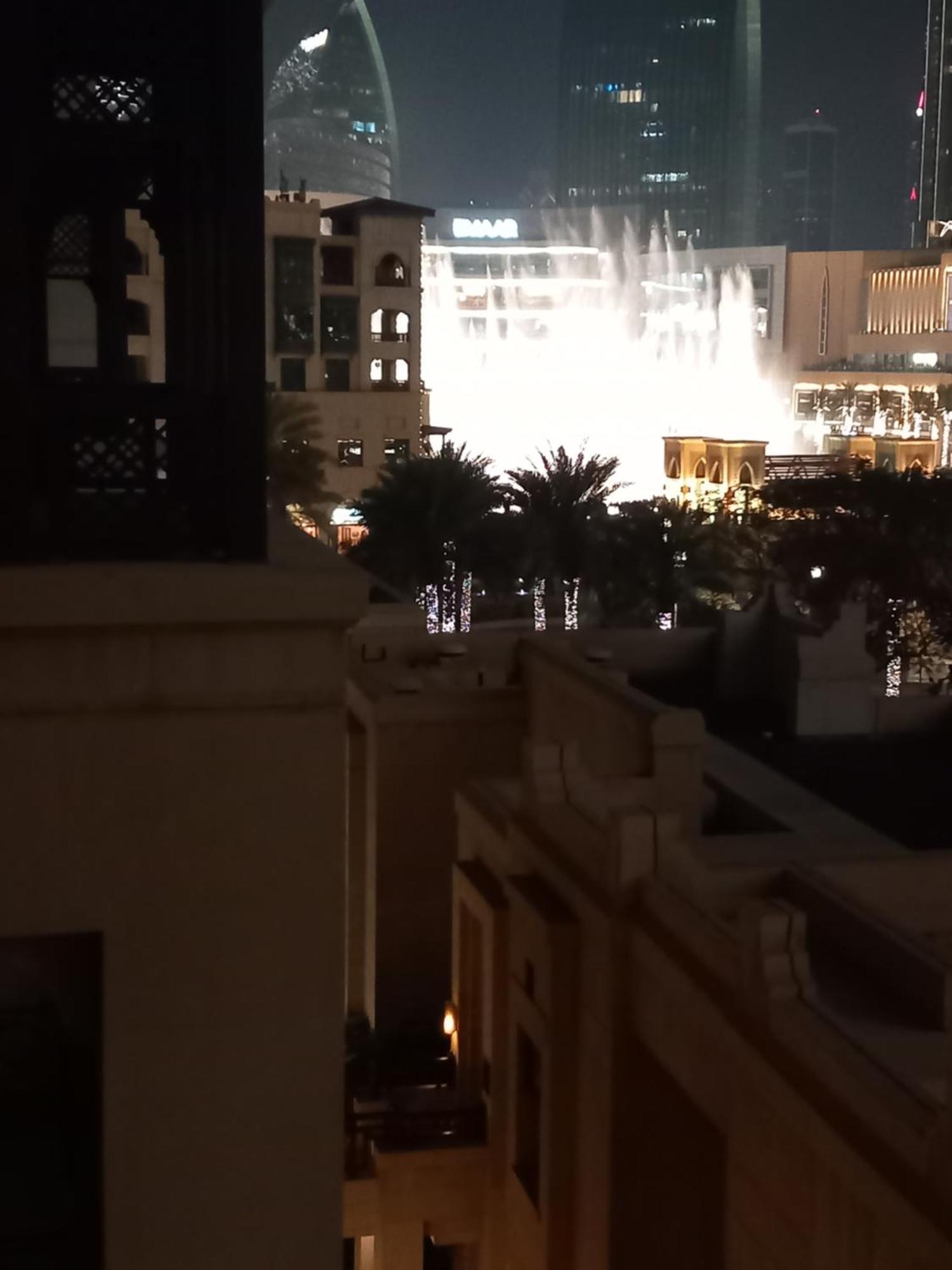 Burj Khalifa Partial View Peak Living Luxury 2Br Souk Al-Bahar Beside Dubai Mall-Golden Homes Pokoj fotografie